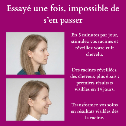 Brosse cheveux massante 3 en 1