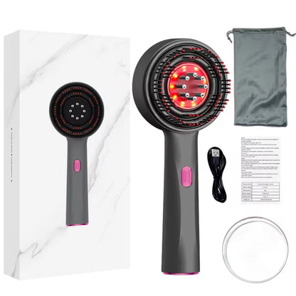 Brosse cheveux massante 3 en 1